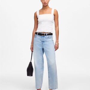 Madewell Pieced Barrel Jeans, size 31